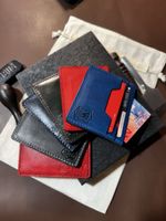 Handgemachter Leder Kartenhalter – Slim Wallet – personalisi
