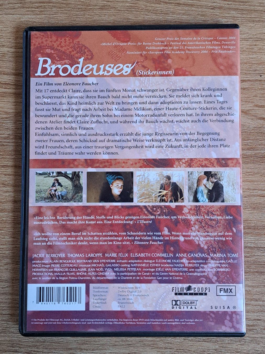 Tutti i DVDs: DVD Brodeuses (Die Perlenstickerinnen) aus 2004 – Usato da Unterseen venduto da Kanica 1