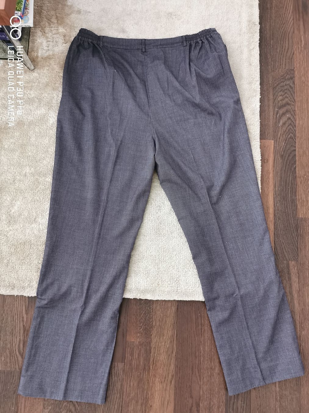 Pantaloni: Charles Vögele Hose, grau, Gr 46, elastischer Bund – Usato da Erlenbach ZH venduto da alisamilana 3