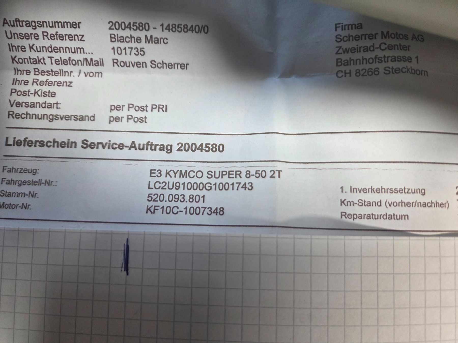 Kymco Scooter: Auspuff Kymco 50 2Takt – Usato da Steckborn venduto da Dieter_Scherrer 3