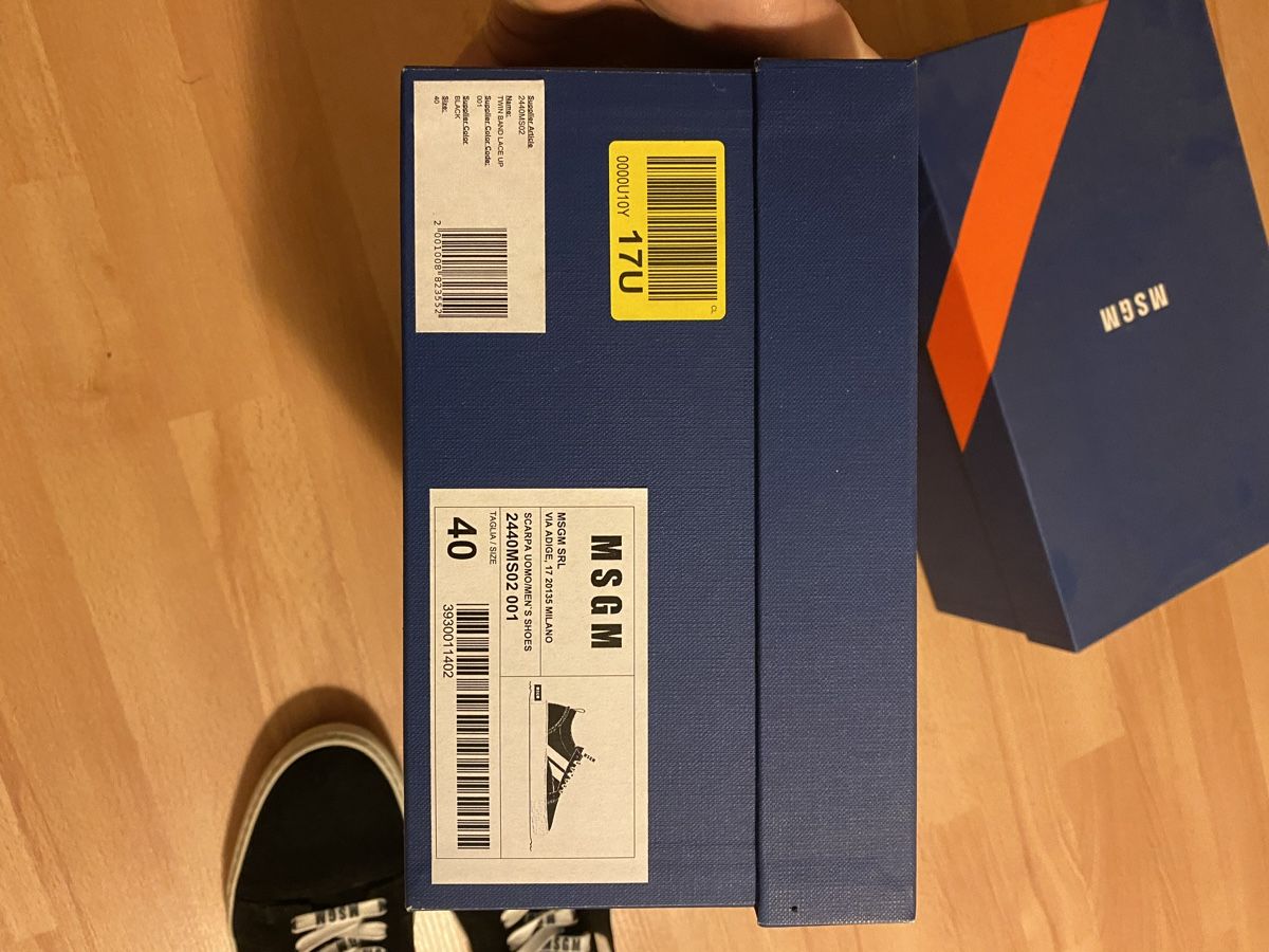 MSGM Chaussures hommes: MSGM Designer-Sneaker schwarz Gr. 40 – Neuf avec emballage d'origine à Zürich par pk8047 4