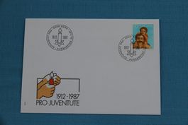 PTT, FDC, Pro Juventute, Entwicklung des Kindes, 24.11.1987