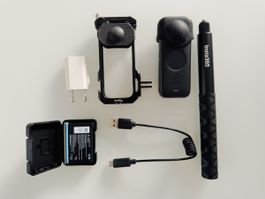Insta360 ONE X2 Kamera inkl. Zubehör, gebrauchter Zustand