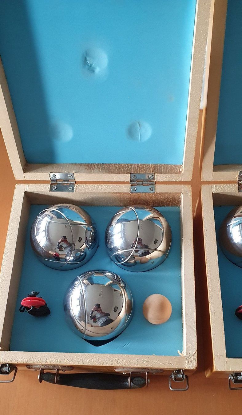 Giochi: Boccia Set in 2 Holzkoffer – Usato da Kreuzlingen venduto da Rschweiz1 3