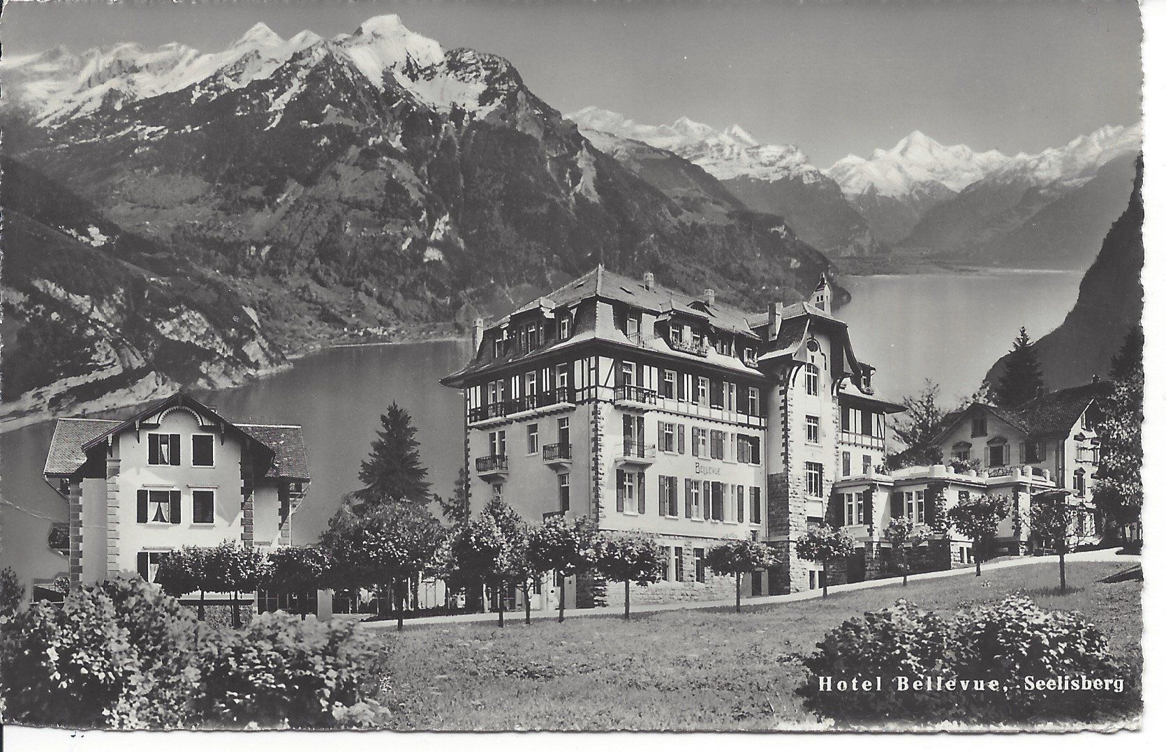 Ansichtskarten: Ansichtskarte altes Hotel Bellevue Seelisberg – Gebraucht aus Embrach von Illingen13