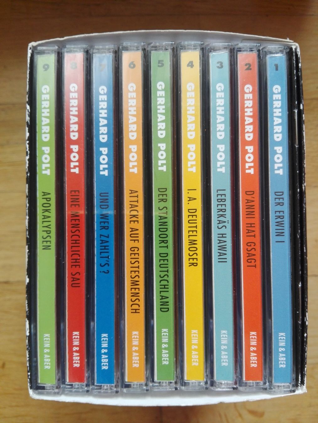 CD: GGerhard Polt - Opus Magnum   > 9-CD's Box + Booklet < – Usato da St.Galllen venduto da elkaphone 1