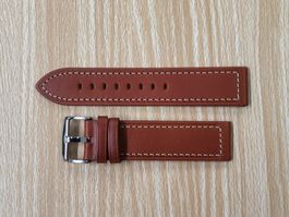 Uhrenband Leder 22mm, neu, Chrono soft, Pebro