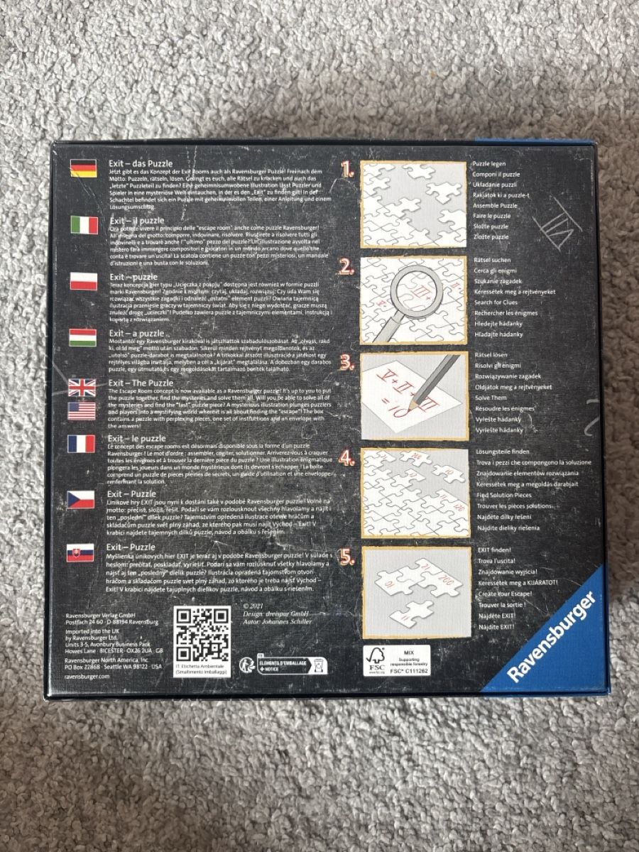 Ravensburger Puzzle: Ravensburger Exit Puzzle "Fischerdorf" – Usato da Maienfeld venduto da eli_27lm 1