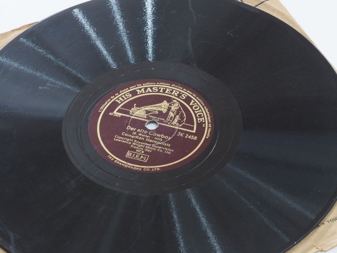 Schallplatten: DISQUES 78 TOURS – Gebraucht aus Lausanne von Leag 3