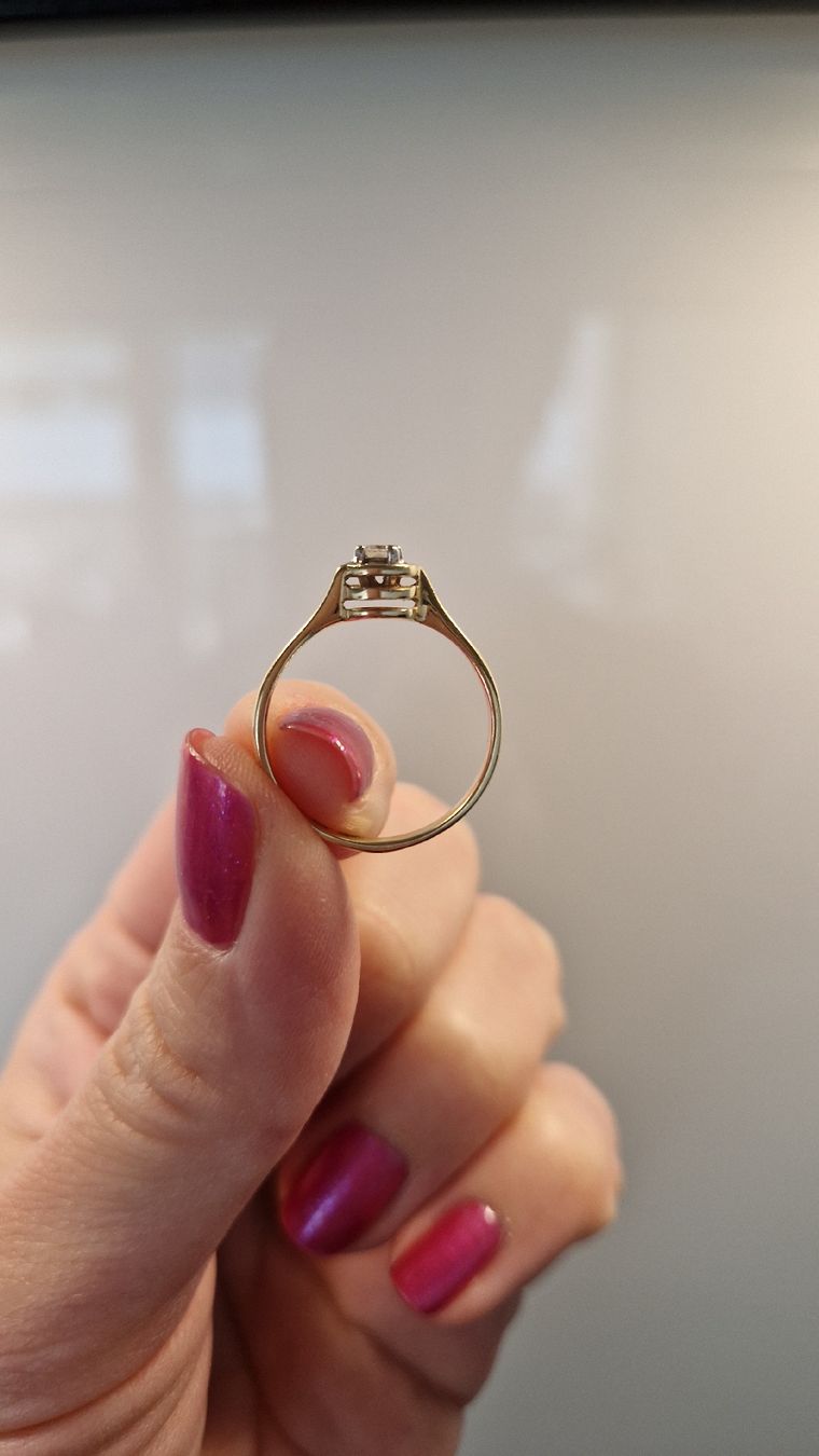 Bagues: Golden Ring mit Diamant – D'occasion à Zug par opo_cy5d 9