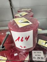 164 Posten Raureif Stumpen Kerze/n 120 x 120 aus Liquidation