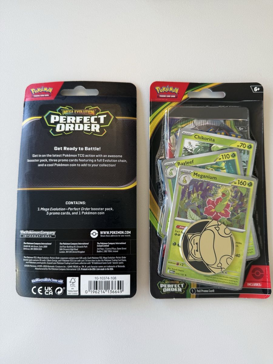 Pokémon Carte collezionabili: 2x Pokemon Perfect Order einzel Blister – Nuovo e nell'imballaggio originale da Winkel venduto da DarioC95