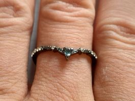 Ring mit Zirkonia, 1g, size 9 (59)