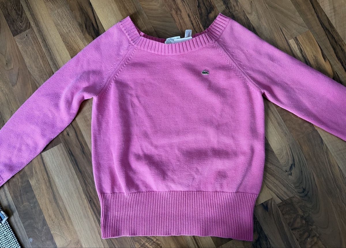 Lacoste Maglioni & Felpe: vintage pink lacoste pullover – Usato da Zürich venduto da Joyce2003 1