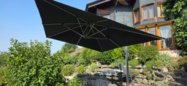 Sonnenschirm 3X4m Ampelsystem 360C drehbar