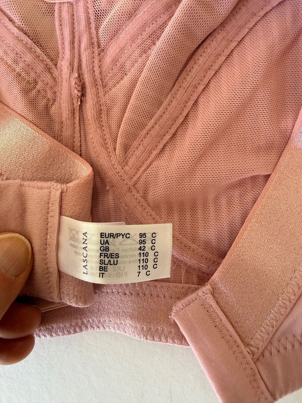 Lascana Altra biancheria intima: LASCANA, Soft-BH, Grösse 95C, Farbe Rosa – Nuovo e nell'imballaggio originale da Rudolfstetten venduto da gst_g7xl 8