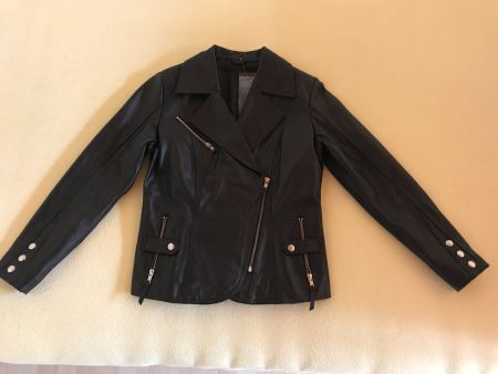 Lederjacke schwarz, neu, Grösse S