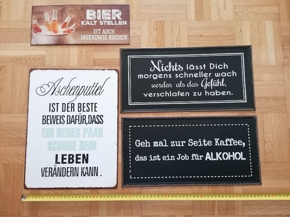 SUPERDANT Vintage Blechschild – American Football Design, 30x20cm, Für Wanddekoration
