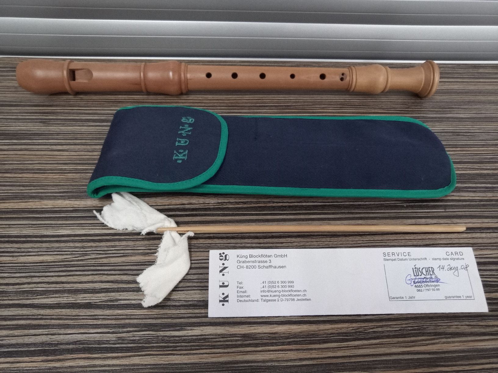 Strumenti musicali: Altblockflöte von KÜNG - Holz Blockflöte – Usato da Reiden venduto da Zofi-Brocki 1