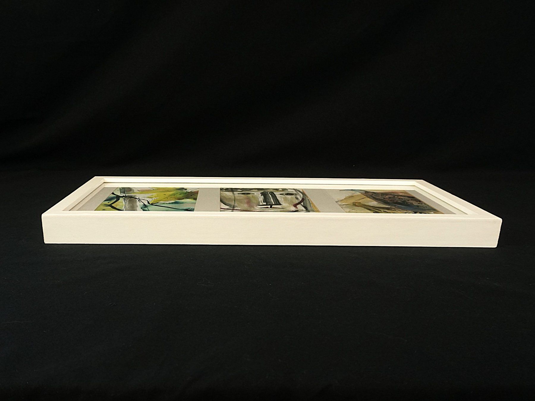 Poster & Bilder: Modernes Kunstwerk - Dreiteilige Komposition – Gebraucht aus Pratteln von Restwert_Pratteln 3