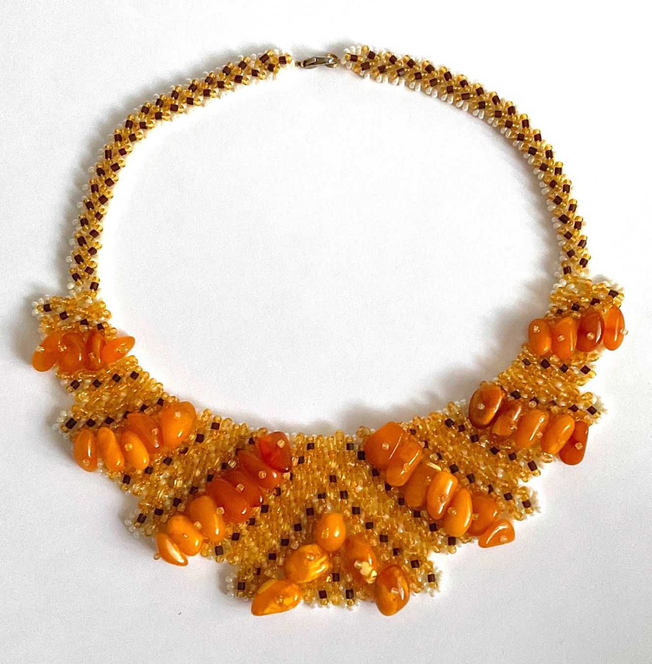 Catenine: KETTE STEINKETTE EDELSTEINKETTE COLLIER ECHTER BERNSTEIN – Nuovo e nell'imballaggio originale da Berg TG venduto da magginello 2