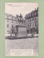 Deutschland Weimar  Carl August Denkmal 1911