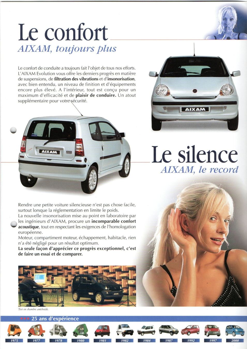 Aixam Automobili: Aixam 500 Evolution - Original Prospekt – Nuovo (secondo la descrizione) da Malans GR venduto da Chueche427 2