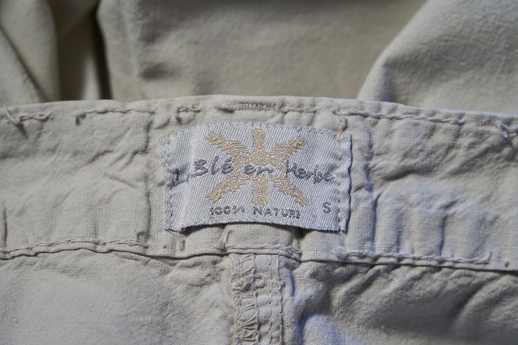 Pantaloni: Blé en Herbe - Pantalon 100% Coton - S – Usato da Haute-Nendaz venduto da Violette123 8