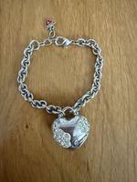 Guess Armband Herz mit Zirkonia, Silberschmuck, Schmuck Neuw