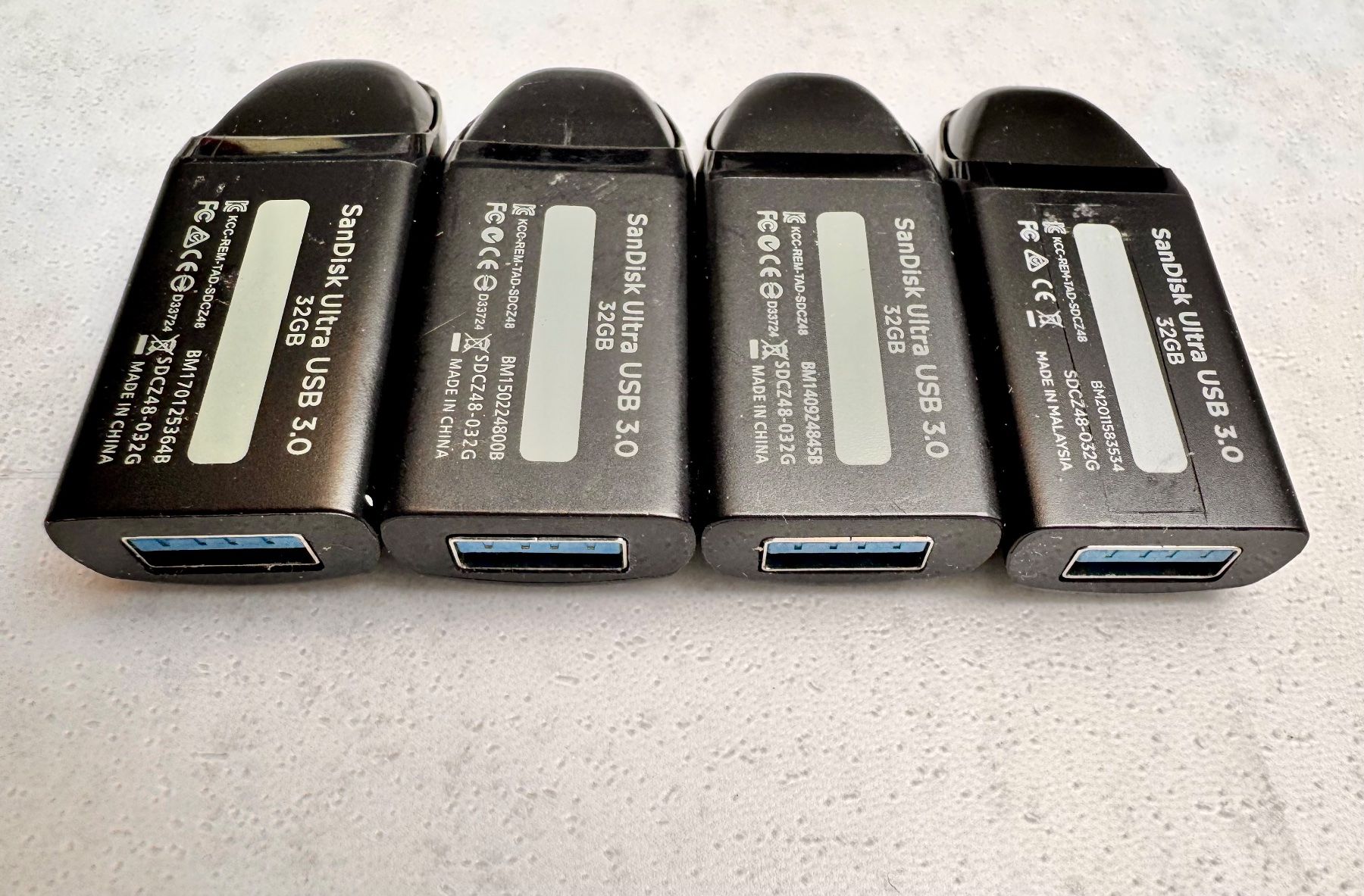 Sandisk USB Sticks: 4x SanDisk USB 3.0 Sticks 32GB – Gebraucht aus Hermetschwil-Staffeln von Mobile2013 1
