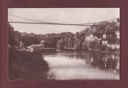 FRIBOURG - Pont suspendu - Sarine - 1915
