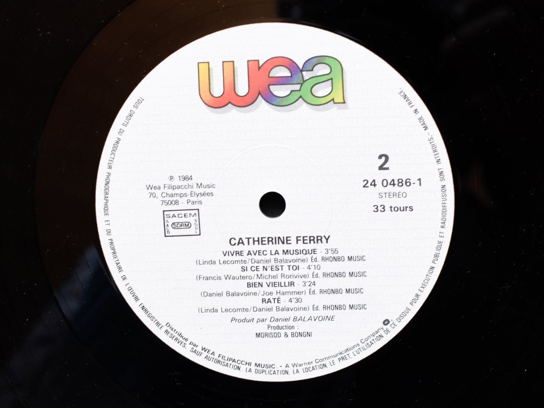 Dischi in vinile: Catherine Ferry (Daniel Balavoine) – Usato da Belmont-sur-Yverdon venduto da ag97 3