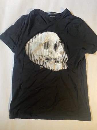 Alexander McQueen T-shirt, Skull Design, Size Medium