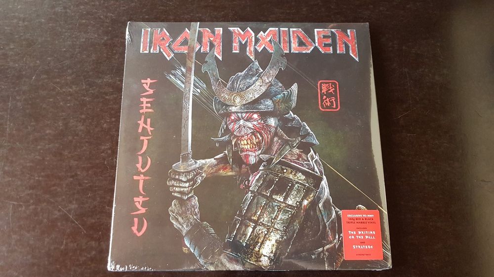 Iron Maiden Limited Edition 24 Karat Gold Scheibe - Exklusive Vergoldete Schallplatte Mit Zertifikat