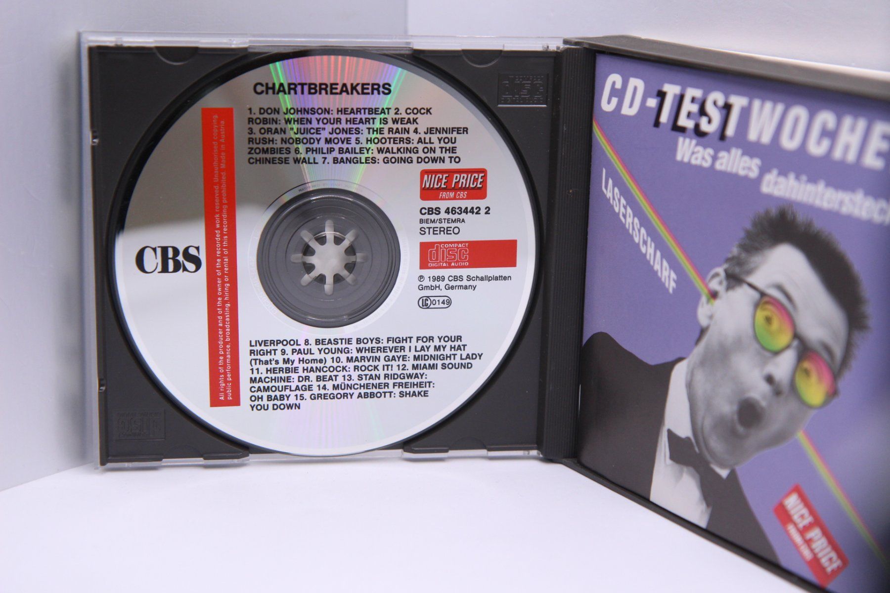 CD: 2 CD Test CD Mini-Stakkato + Chartbreakers + Herbie Hancock – Usato da Ernetschwil venduto da luisvonerni 6