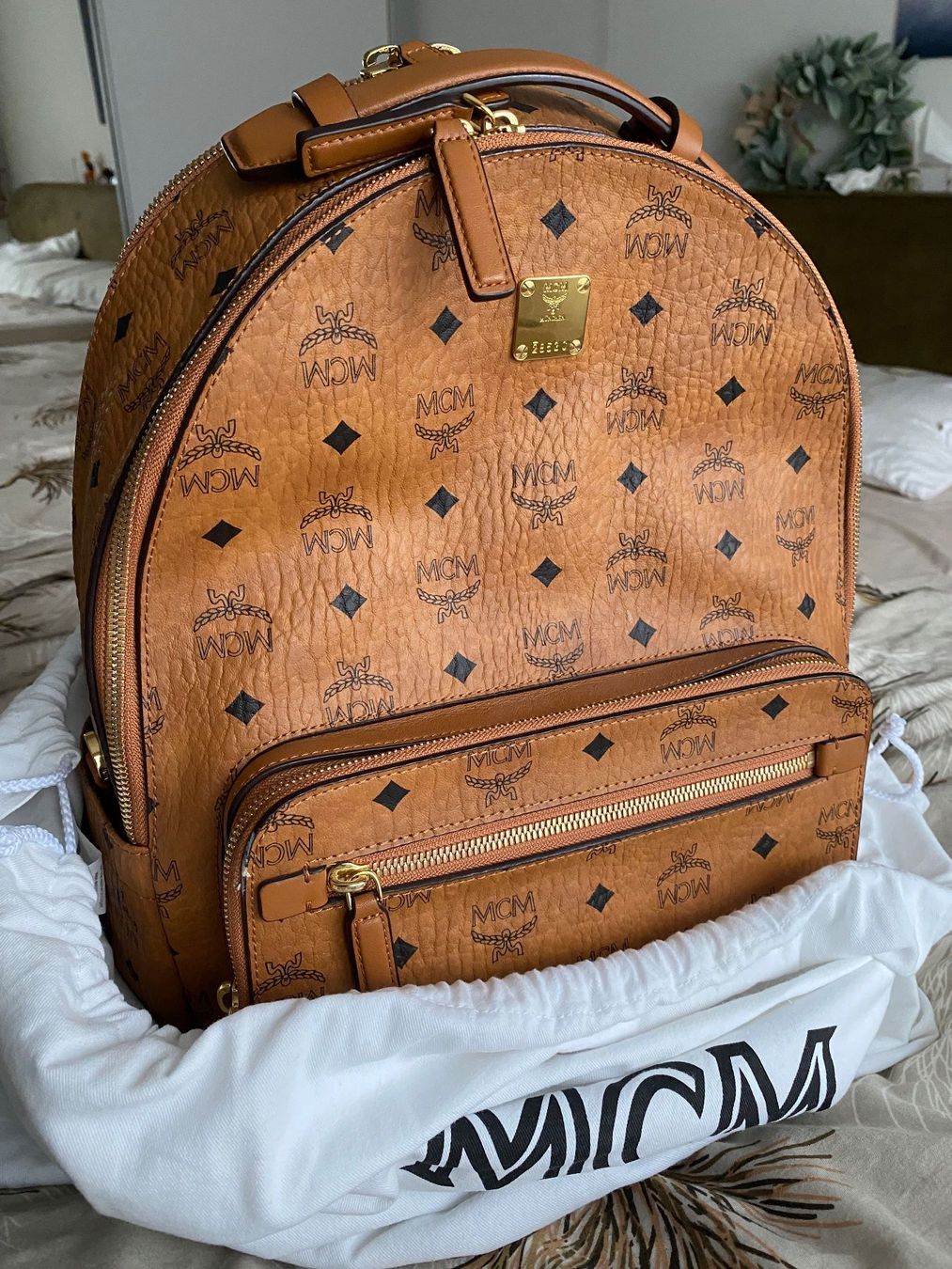 Mcm Sacs à dos: MCM Rucksack Cognac – D'occasion à Jona par Akuman 1