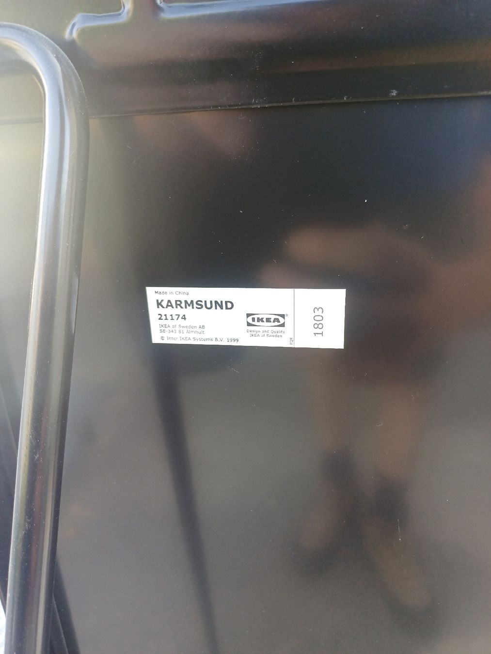 Specchi: Standspiegel KARMSUND IKEA Schwarz – Usato da Wangenried venduto da Recycler94 2
