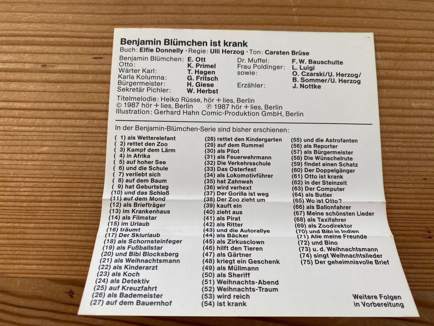 Musicassette: Kassette – Benjamin Blumchen (54) – Usato da St.Gallen venduto da kingsamas 4