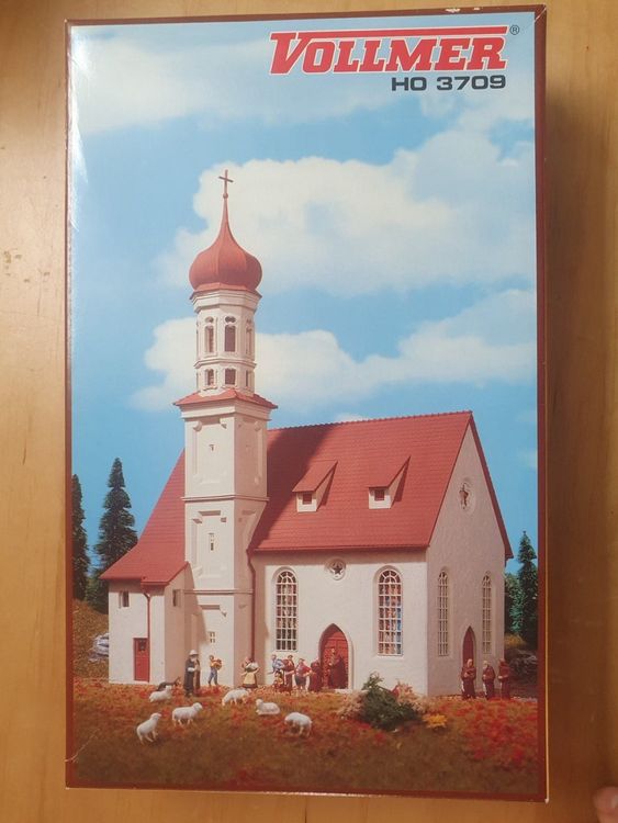Vollmer 43709 Chiesa Di Sant'Andrena, Modellino H0 Per Plastici Ferroviari, Edificio Robusto