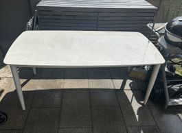 Gartentisch Florenz Beige Aluminium 180cm guter Zustand