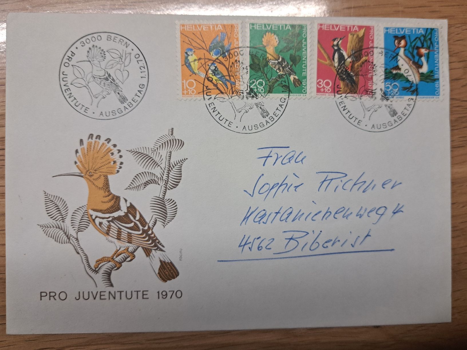 Tutti i francobolli: Briefmarkencouvert Pro Juventute 1970 – Usato da Chur venduto da linda-schlitzohr