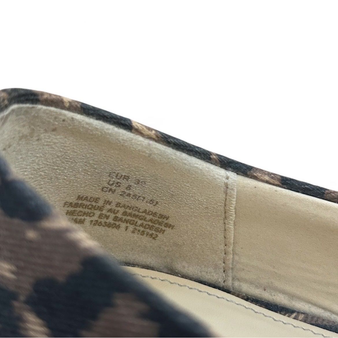 H&M Scarpe da donna: Mary Jane flats with leopard print size 39 – Usato da Zürich venduto da Cengre 3