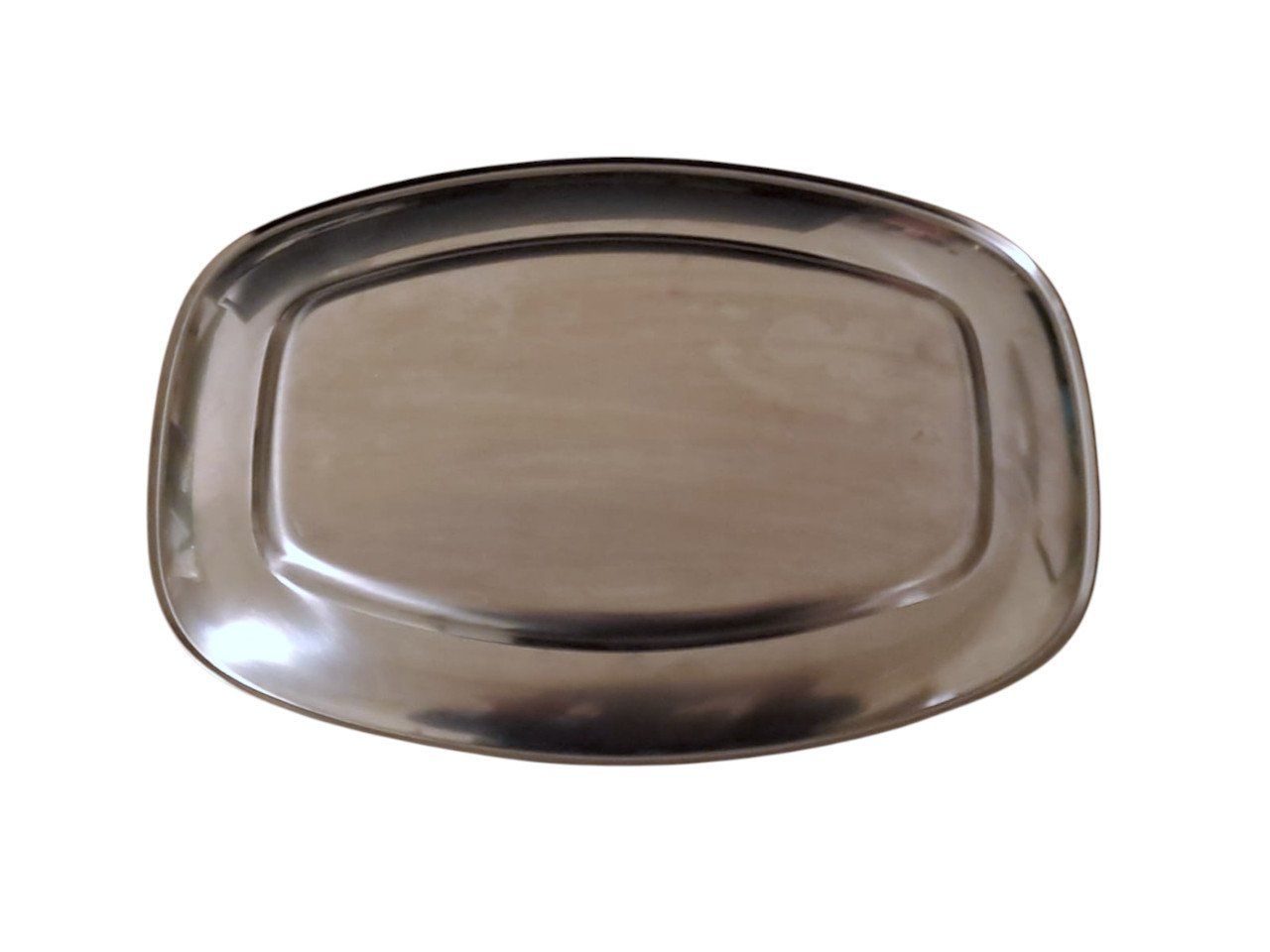 Alessi Piatti di portata: Tablett / Servierteller Alessi 125/30 - Eldelstahl 30x20 cm – Nuovo (secondo la descrizione) da Schaffhausen venduto da lucaalessandro 2