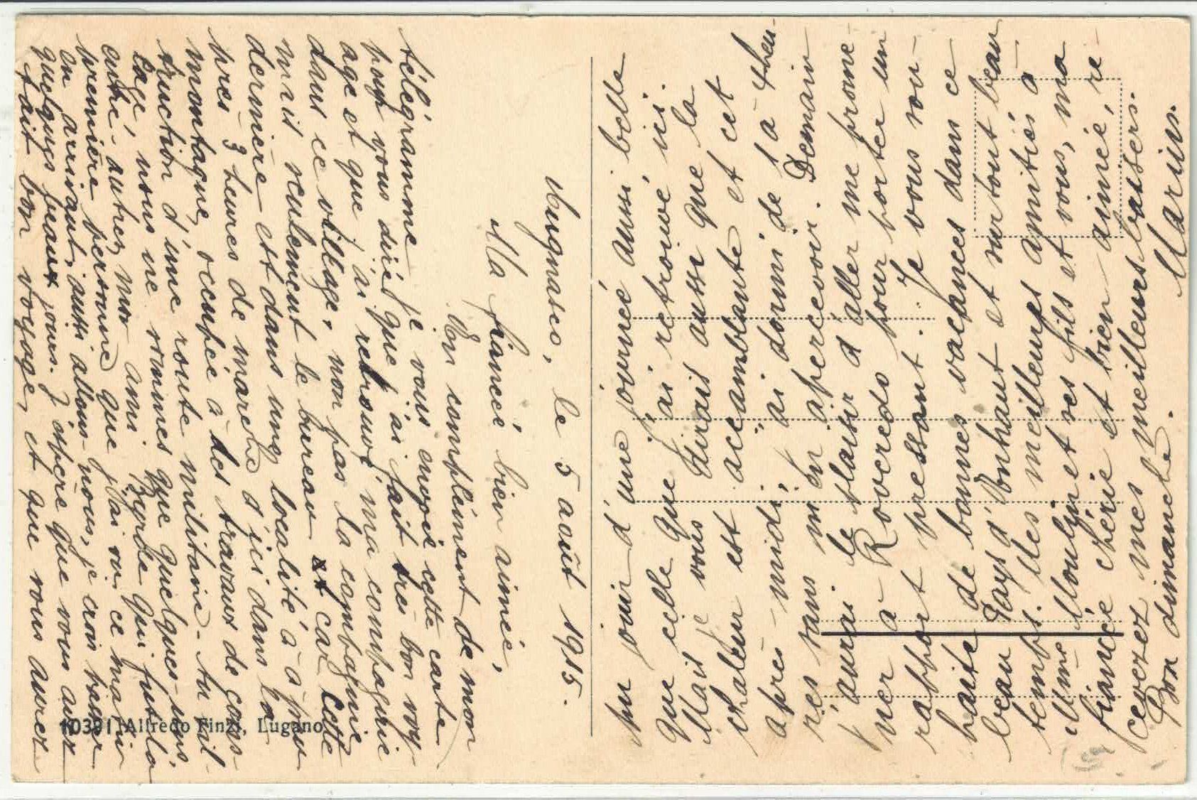 Cartoline postali: Cugnasco - Panorama Generale – Usato da Ettingen venduto da Kartenplanet 1
