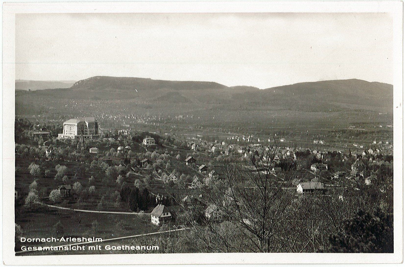 Cartoline postali: SO 72 DORNACH-ARLESHEIM MIT GOETHEANUM – Usato da Fribourg venduto da philafri
