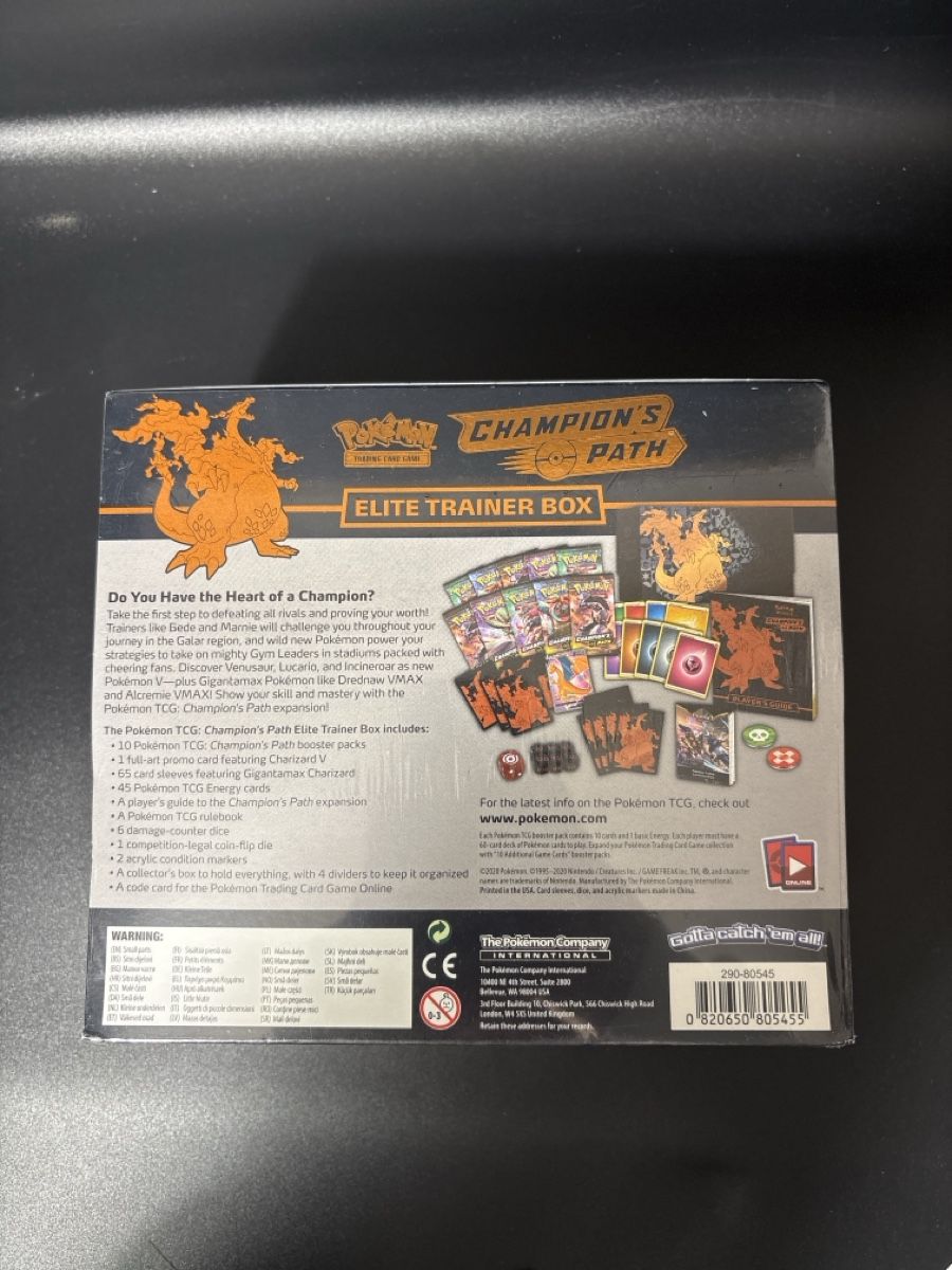 Pokémon Carte collezionabili: Pokémon Champion's Path Elite Trainer Box versiegelt – Usato da Rudolfstetten venduto da Wiesonoed 3