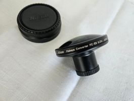 Nikon Fisheye Converter FC-E8 0.21x Objektiv mit Deckel