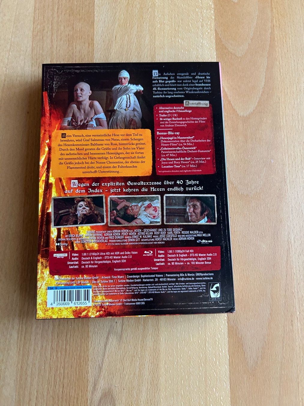 Tutti i DVDs: Hexen geschändet und zu Tode gequält (1973) – Usato da Bubikon venduto da cinerama01 1