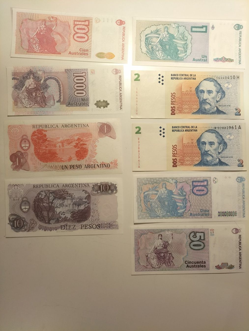 Banconote: Argentinien - Banknotensammlung – Nuovo (secondo la descrizione) da Innerberg venduto da simon30432 1