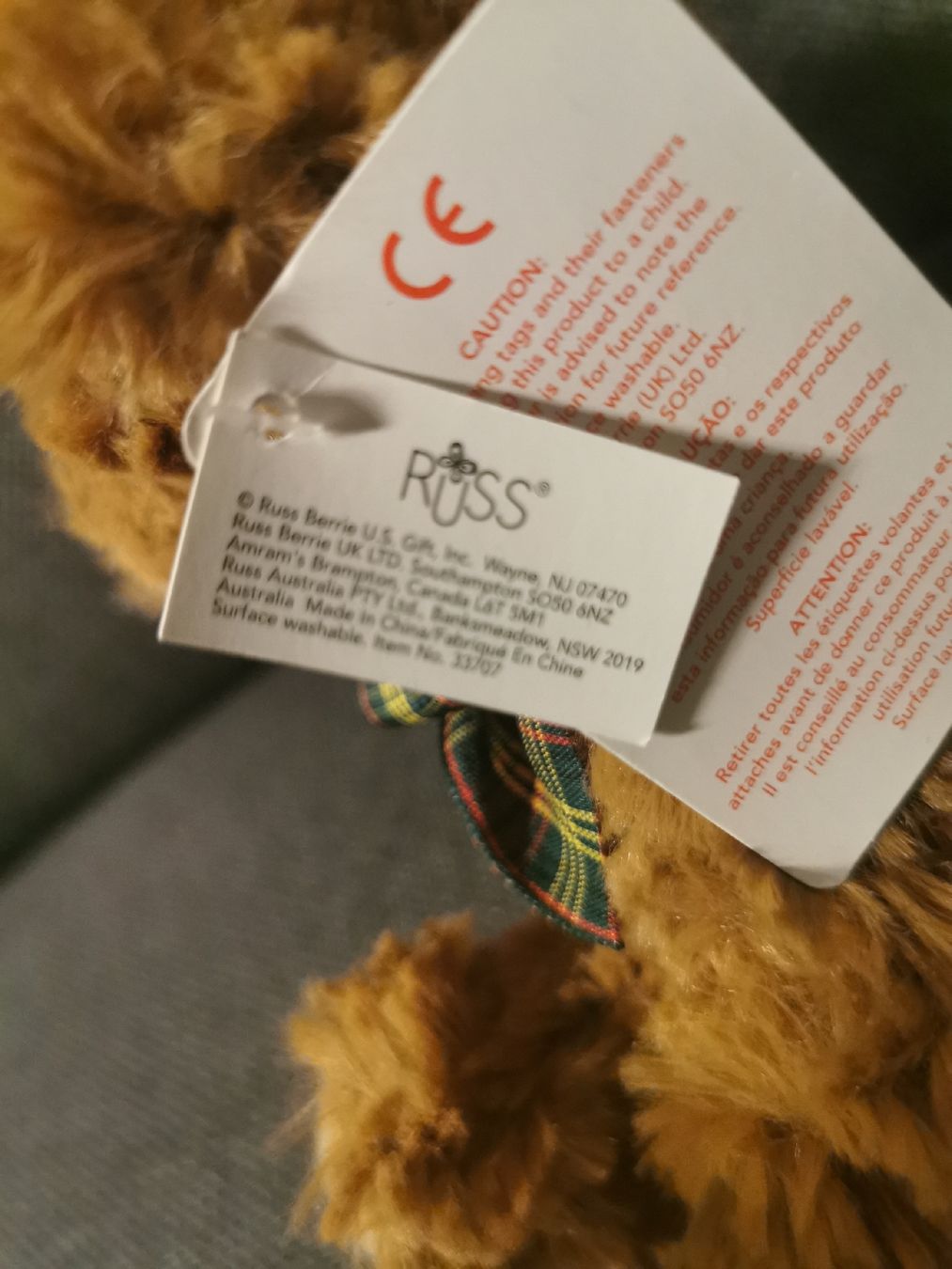 Giocattoli: Teddy Bär Russ Bernie US Gift 18cm – Nuovo (secondo la descrizione) da Buchs SG venduto da and_s6ps 4